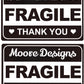 Custom Fragile + Business Labels