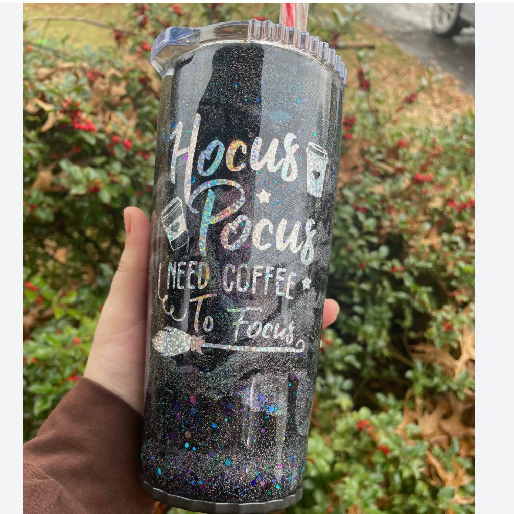 HOCUS POCUS LIGHTNING STRIKE TUMBLER STRAWBLER