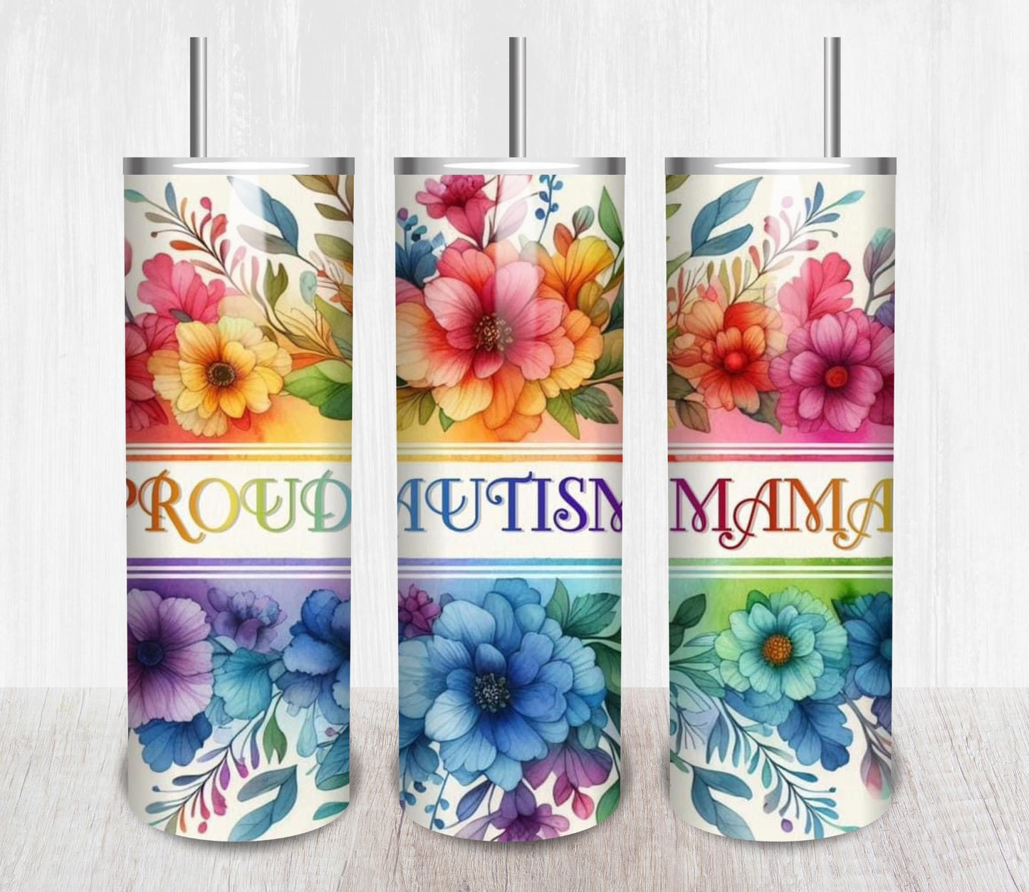 Autism Tumbler by: Momma Que