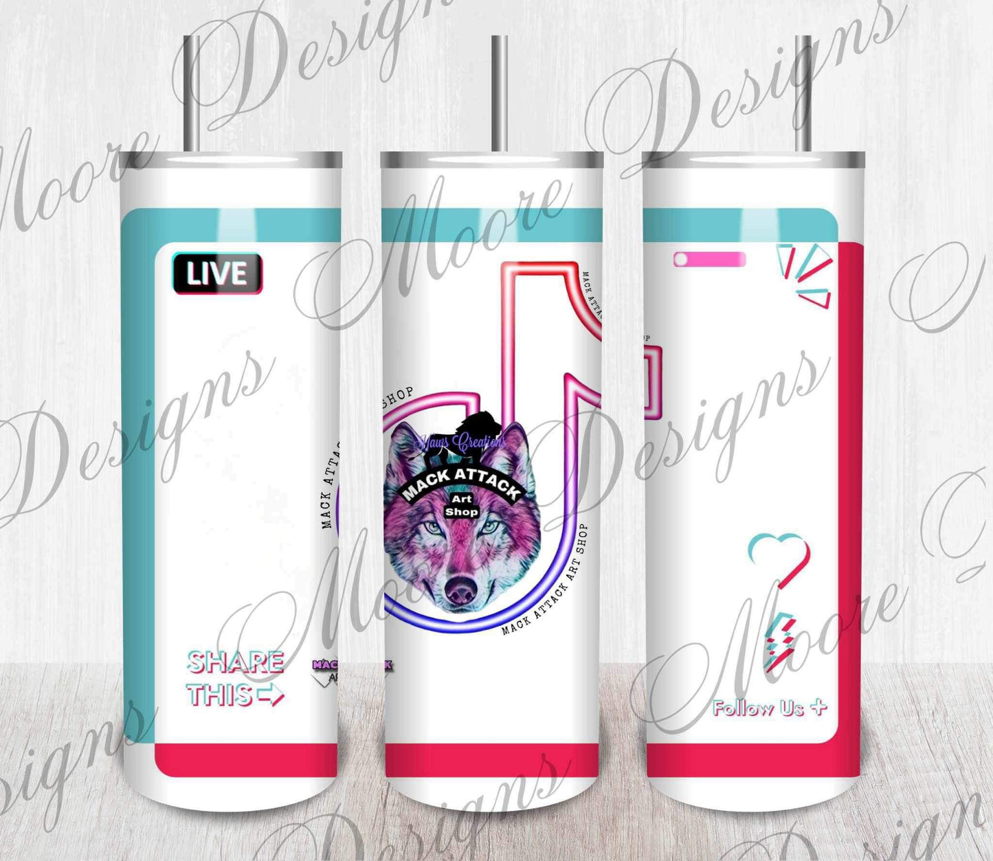 Custom 20 OZ Tumblers.