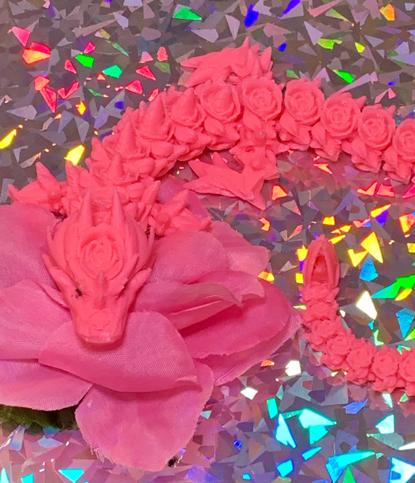 Specialty Magnet Dragon Rose