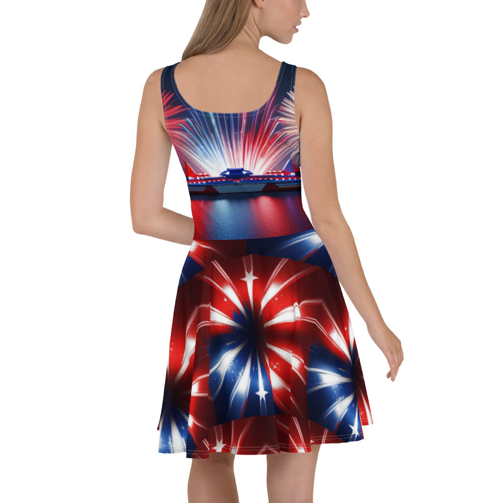 4th of July Mash Up Skater Dress