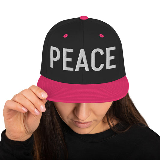 PEACE UNISEX Snapback Hat