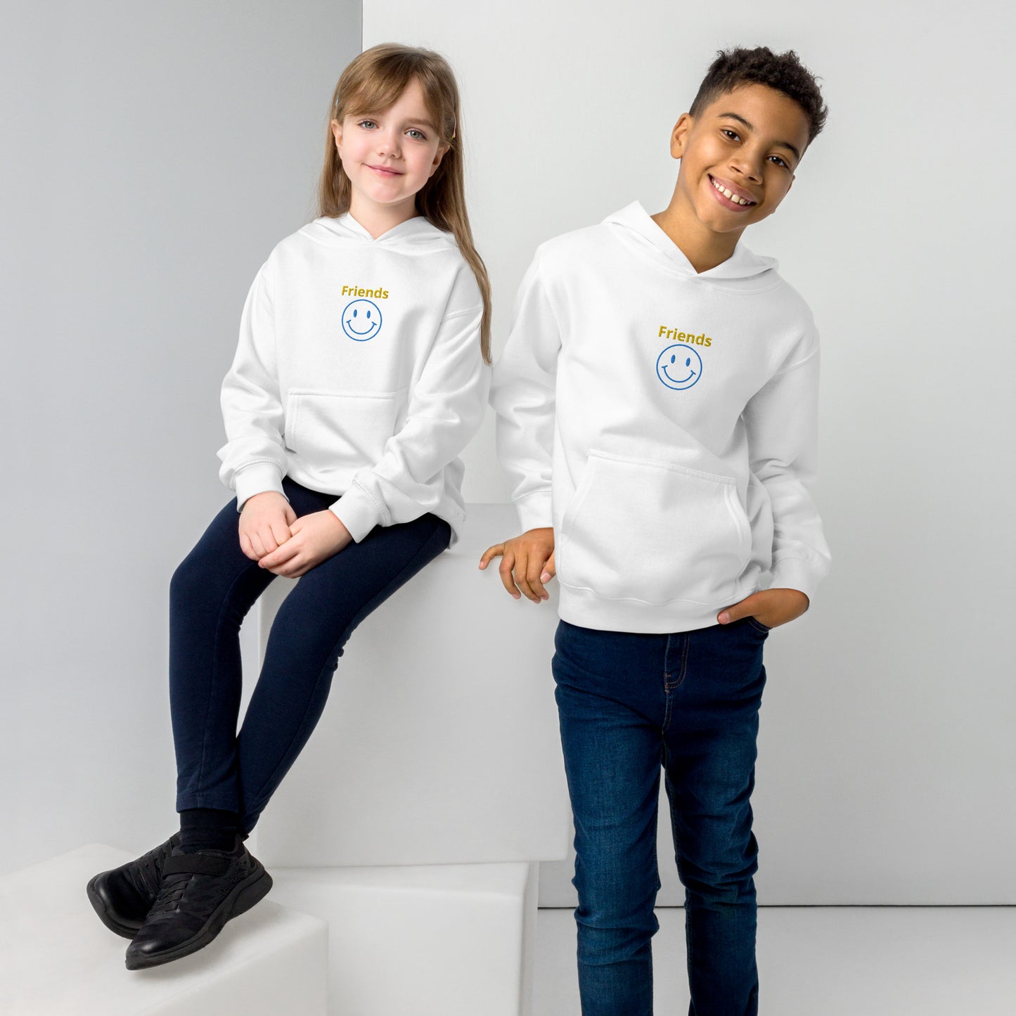 Friends ☺️ Kids fleece hoodie