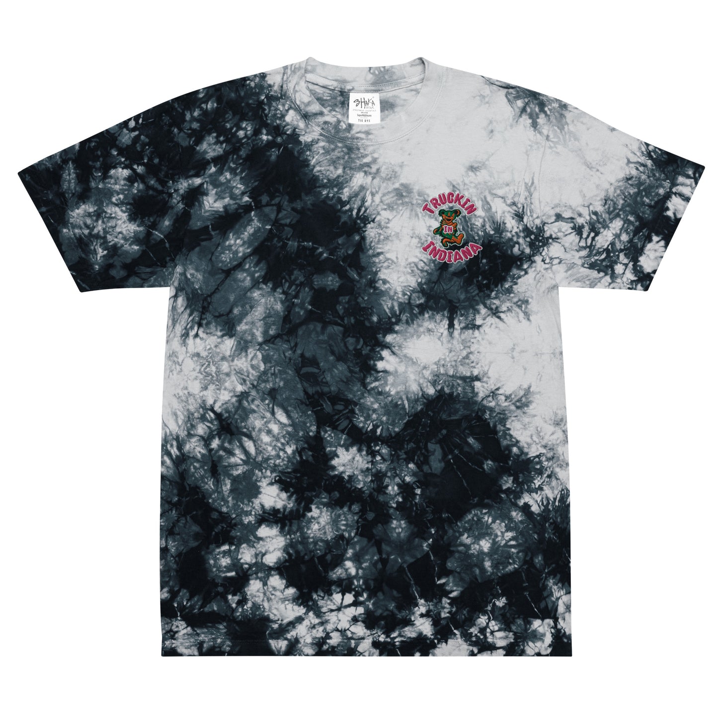 Truckin In Indiana Oversized tie-dye t-shirt