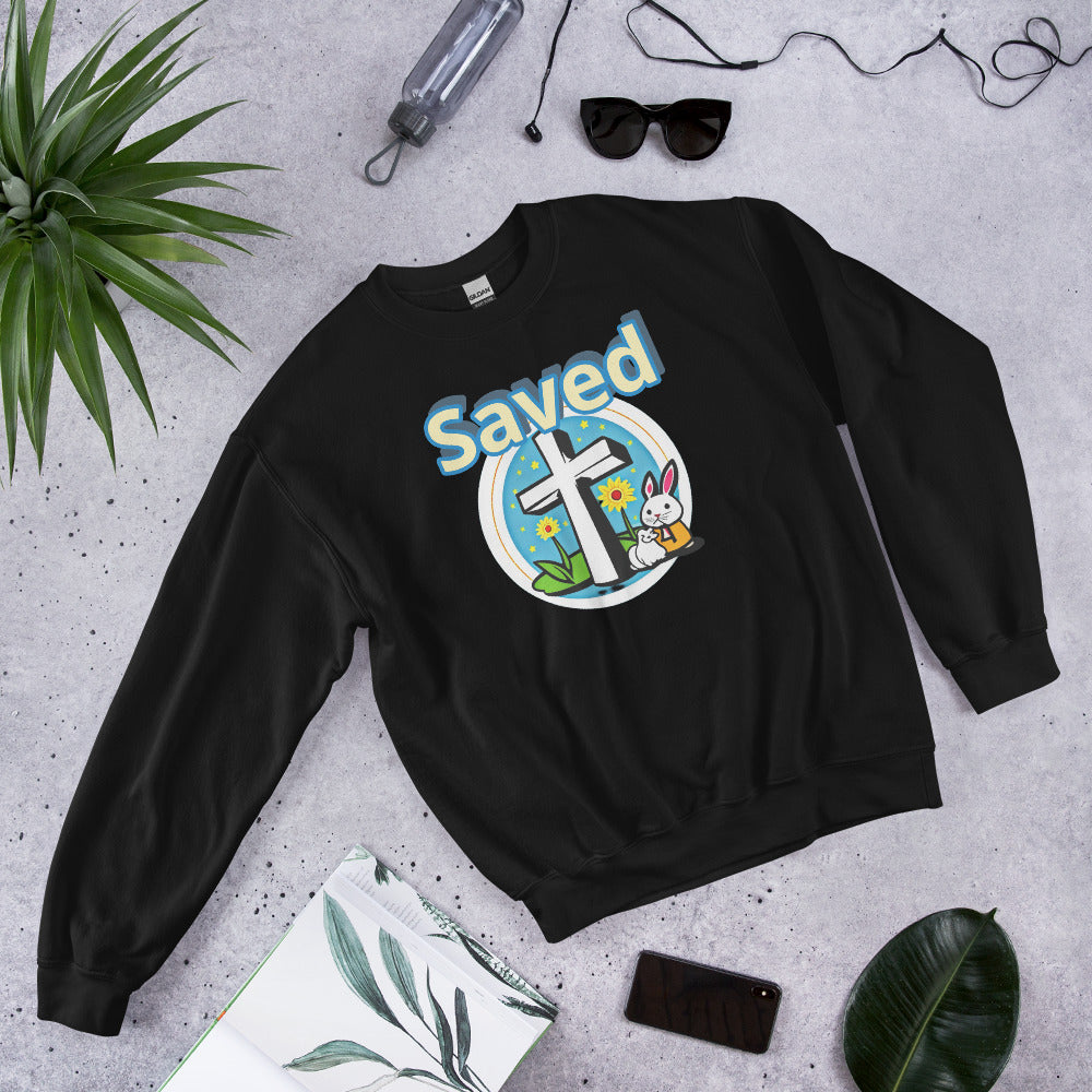 Saved By Jesus Unisex Sweatshirt