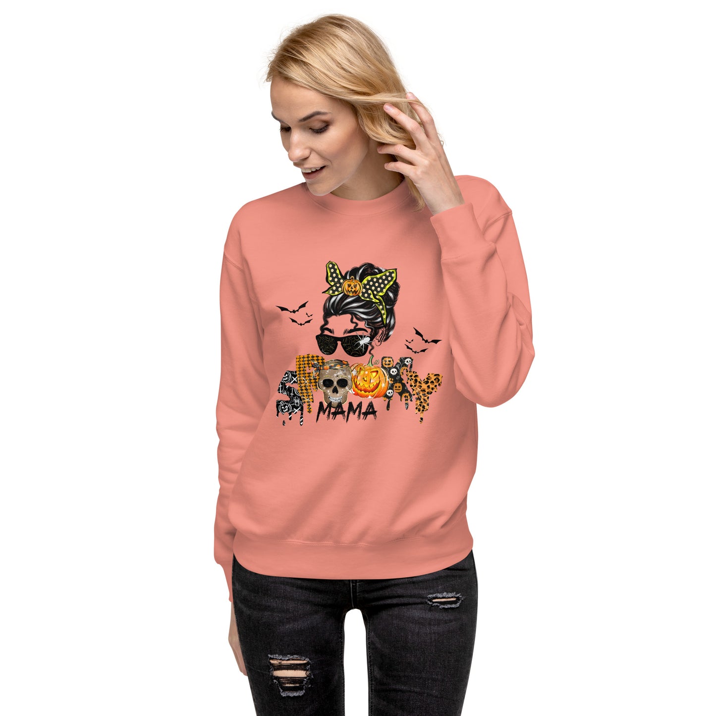 Spooky Mom Unisex Premium Sweatshirt