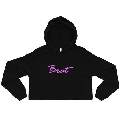 Brat Crop Hoodie